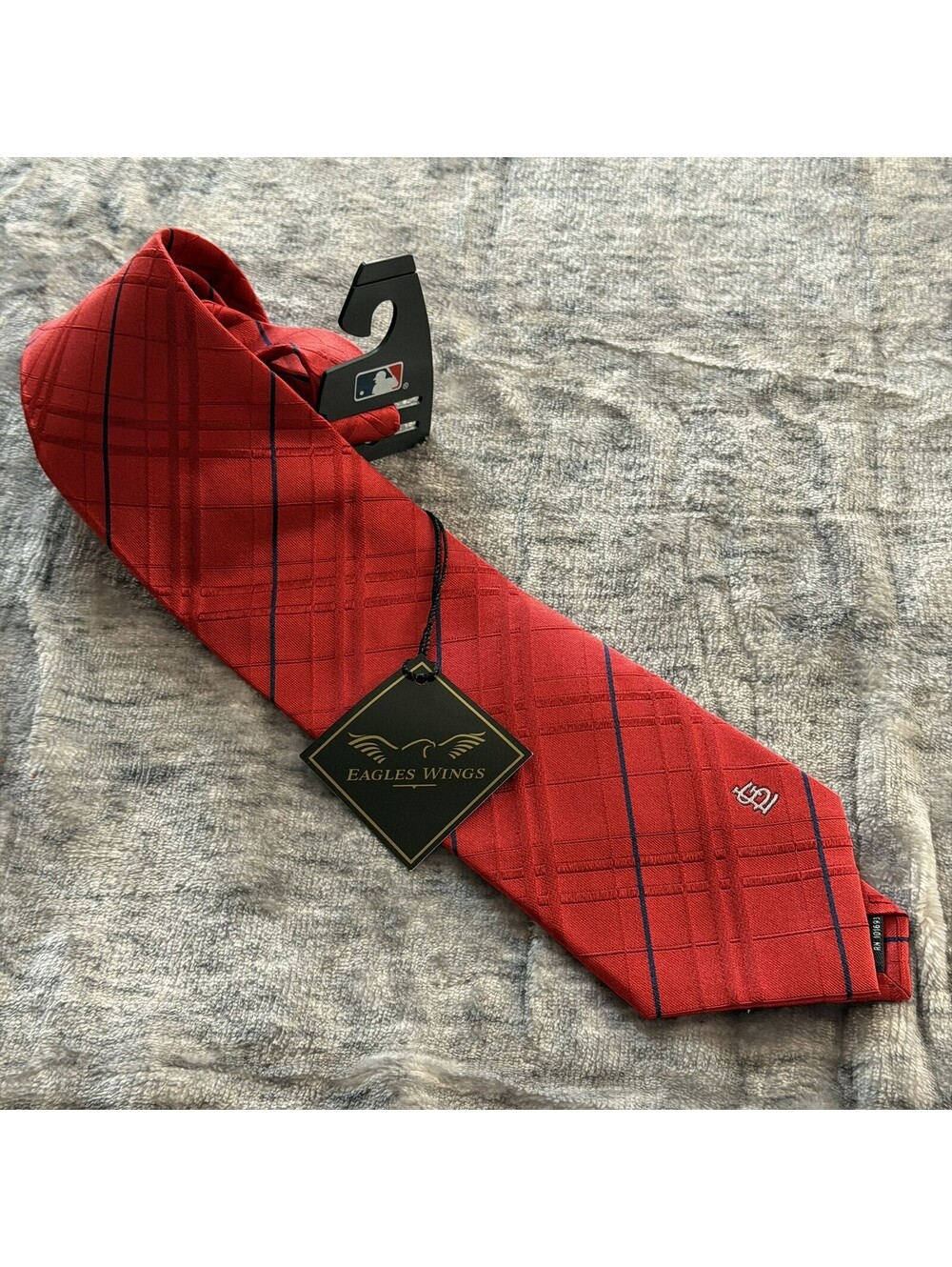 St. Louis Cardinals MLB Officially Licensed Eagles Wings Men's Red Necktie Tie
